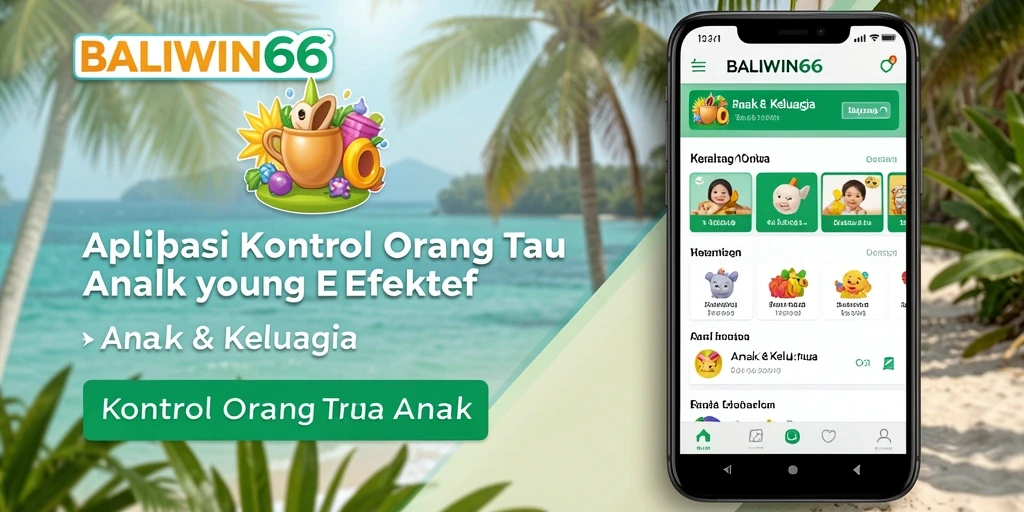 Antarmuka BALIWIN66 dengan fitur kontrol orang tua yang mudah digunakan.