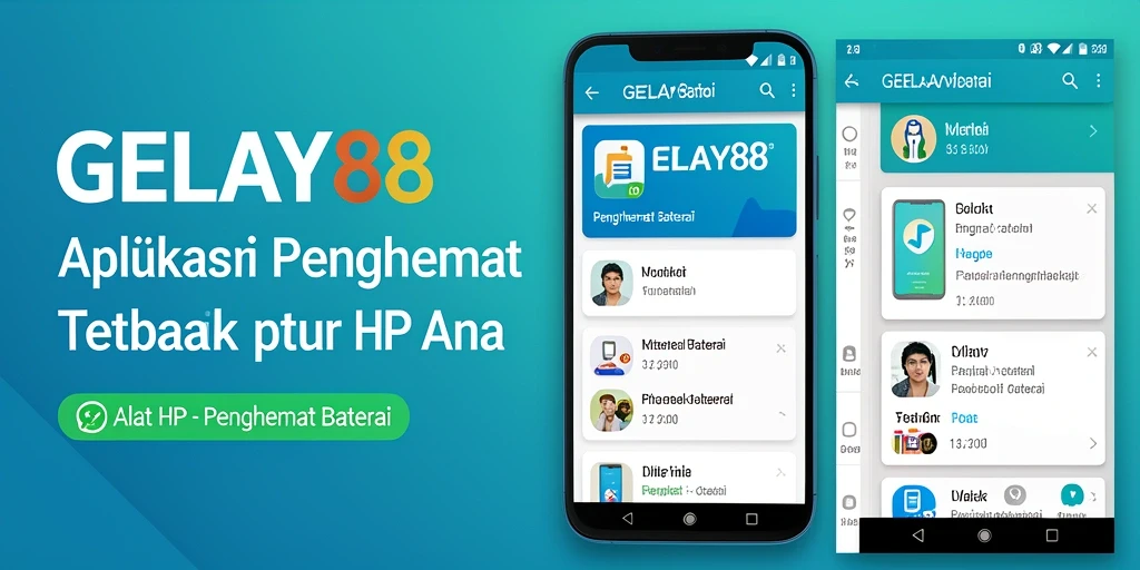 Antarmuka aplikasi GELAY88 yang sederhana dan menarik.