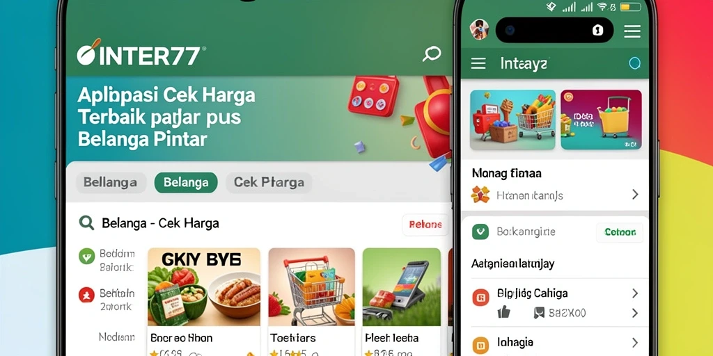 Tampilan antarmuka INTER77 dengan fitur Cek Harga yang menarik.