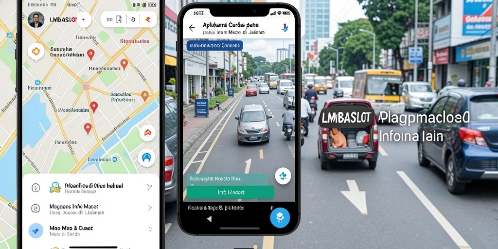Tampilan antarmuka LMBASLOT untuk info kemacetan yang mudah dipahami.