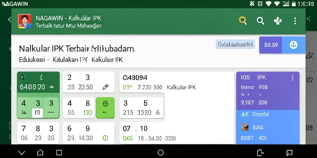 Tampilan antarmuka NAGAWIN yang intuitif dan mudah digunakan.