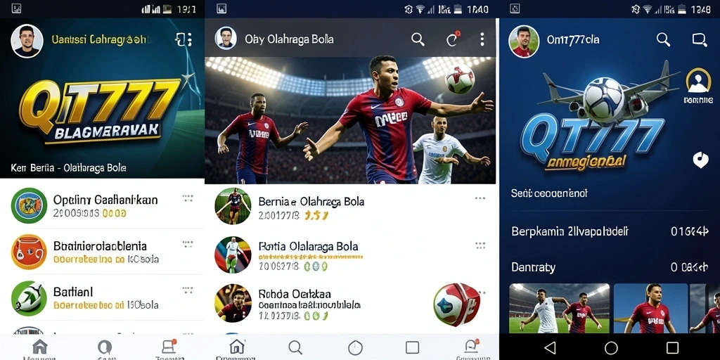 Tampilan antarmuka QT777 yang informatif dan menarik.