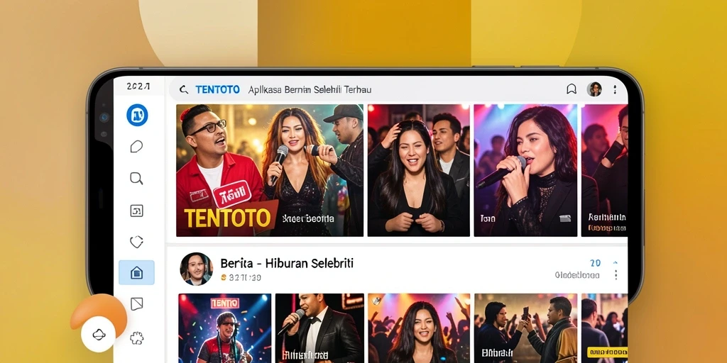Tampilan antarmuka TENTOTO yang modern dan informatif.